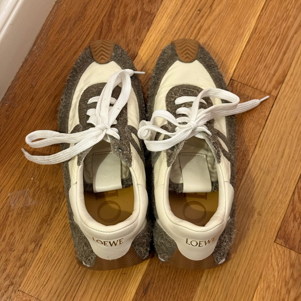 Loewe Rubber Colorblock Pattern Sneakers